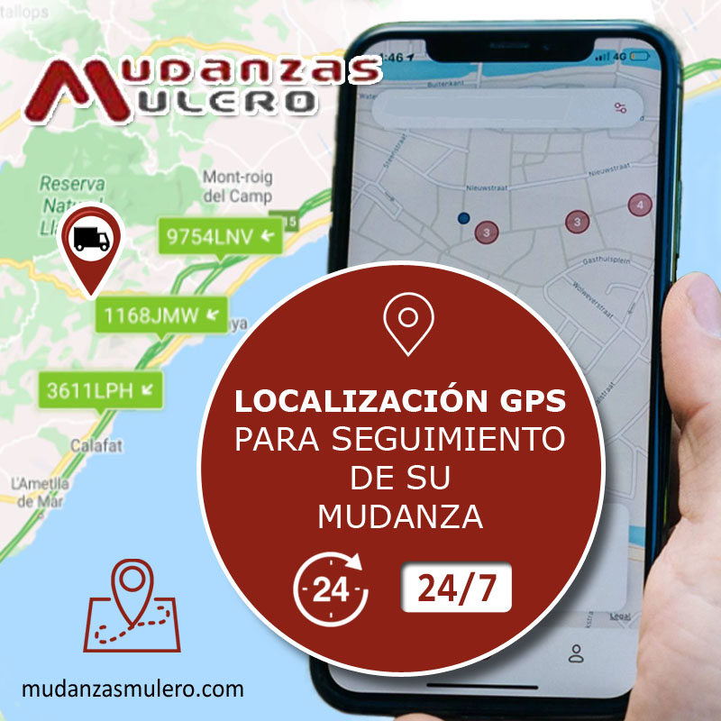 Servicio de mudanzas con localización GPS
